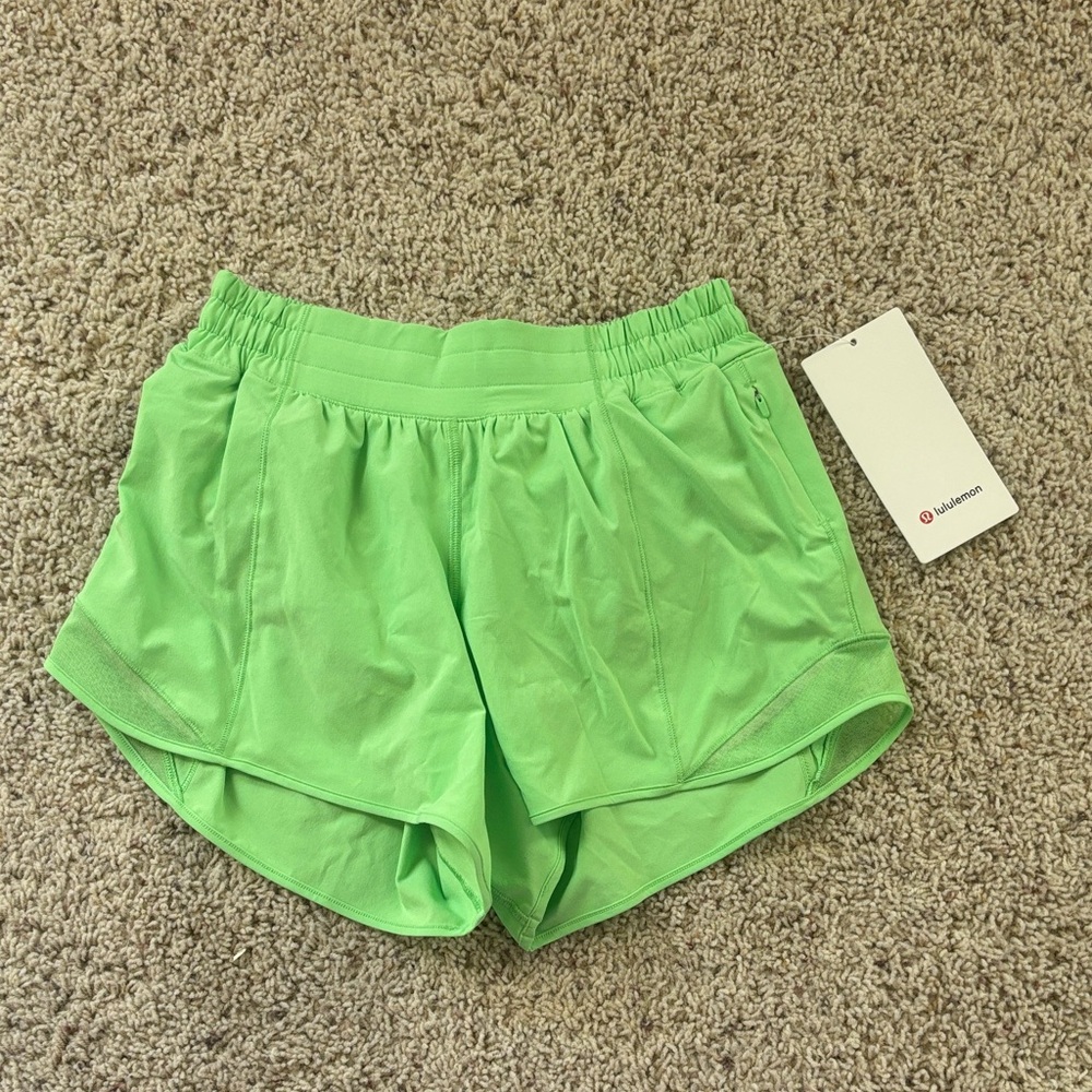 lululemon athletica Women's Vibrant Green Athletic Shorts